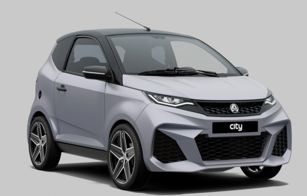 Aixam City GTO - Diesel, Euro 5+ - ABS - Apple CarPlay - Sataingrau - Neufahrzeug
